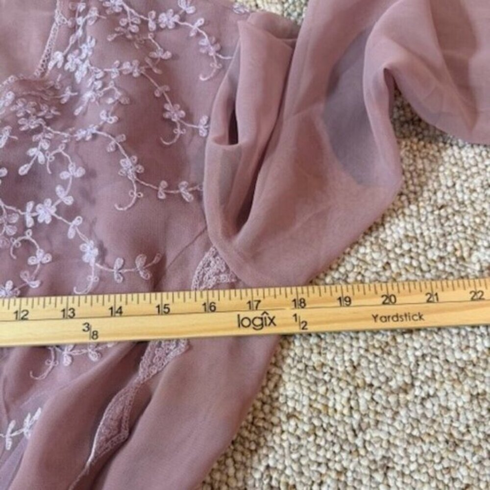 Veiled New York Modest Fashion Long Sleeve Maxi Dress NWT Size 14 Dusty Rose - Picture 11 of 11